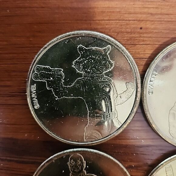 Disneyland DCA Guardians of the Galaxy Collectors Warehouse Medallion Set 2 - Picture 6 of 6